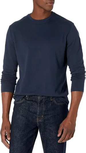 Amazon Essentials Slim-Fit Long Sleeve Shirt for Men, Pocket and No Pocket Styles