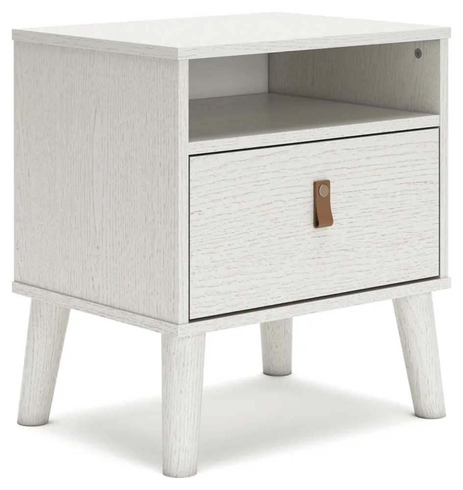 Aprilyn Queen Bookcase Bed with Dresser, Chest and Nightstand