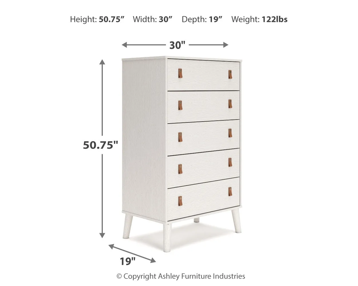 Aprilyn Twin Panel Headboard with Dresser and Chest