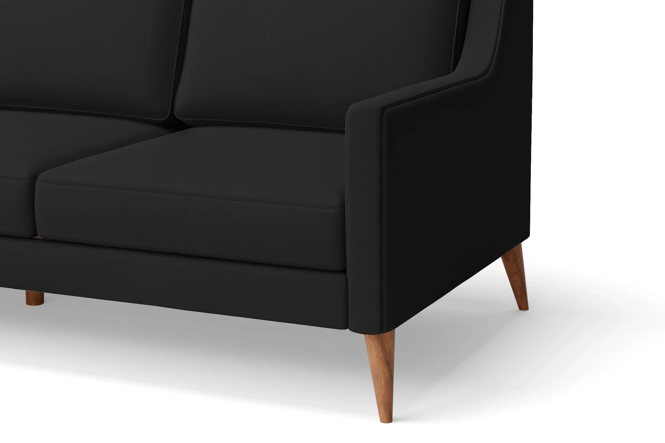 Aquila Armchair Black Leather