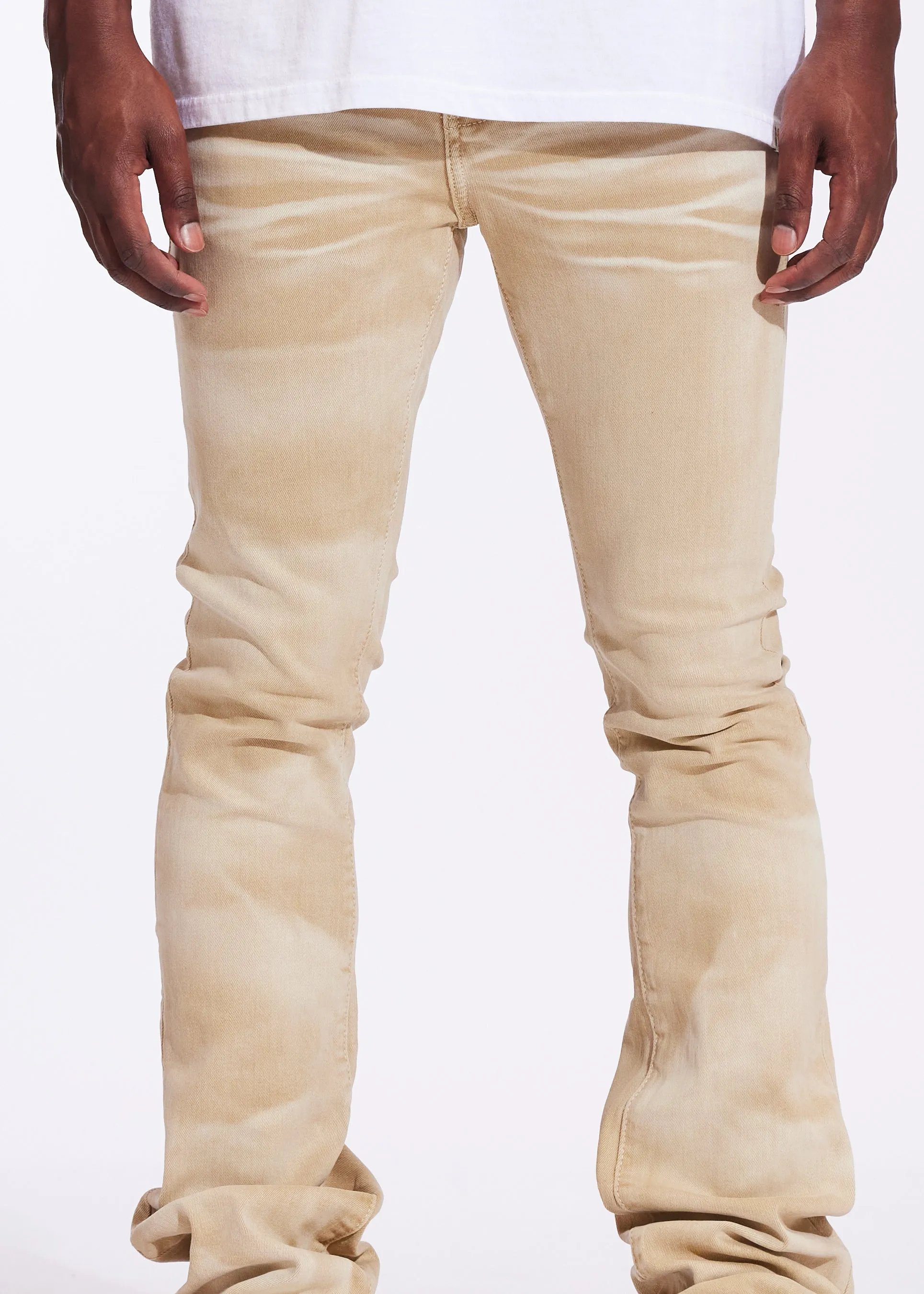 Arch Flare Denim (Washed Tan)