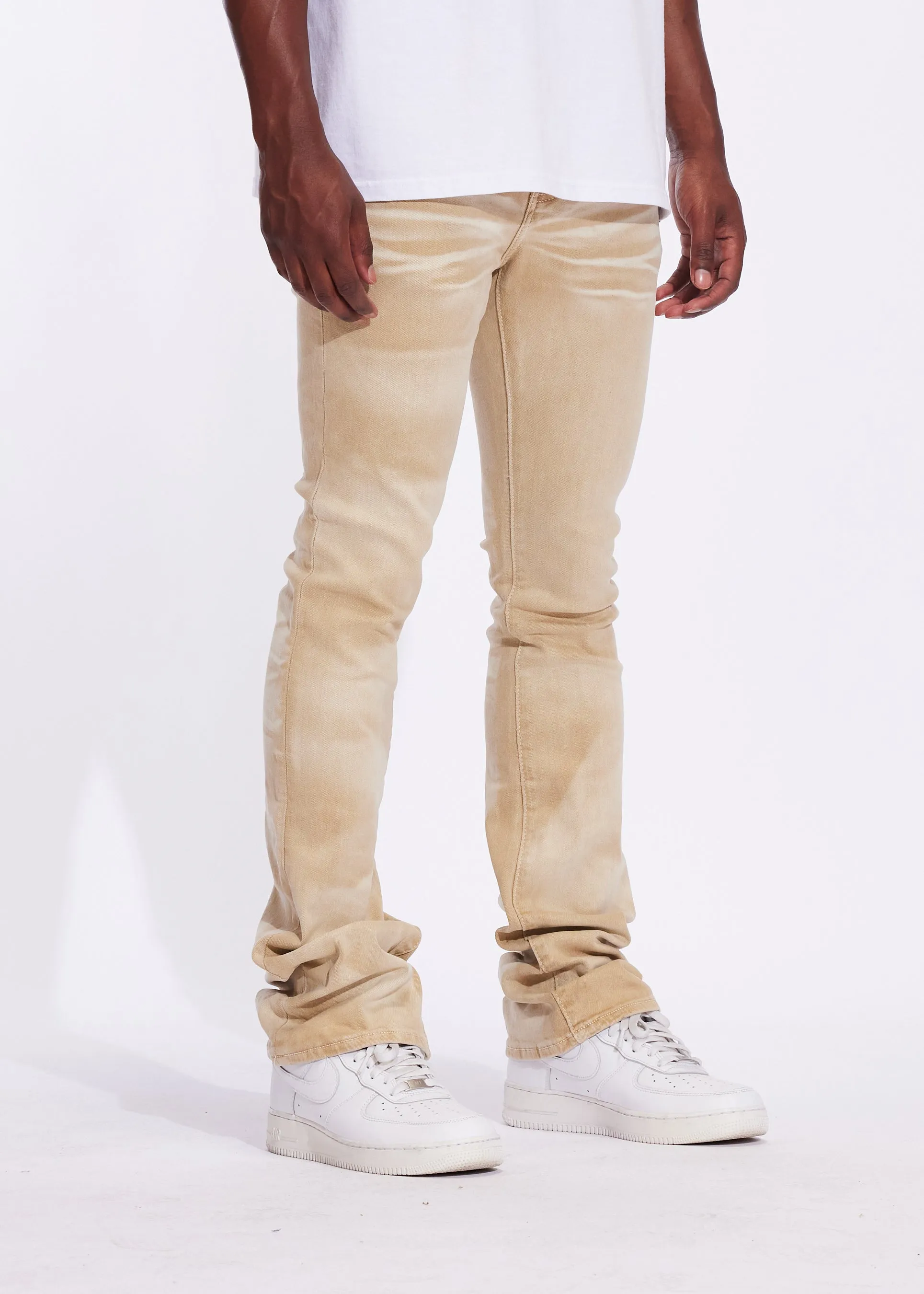 Arch Flare Denim (Washed Tan)