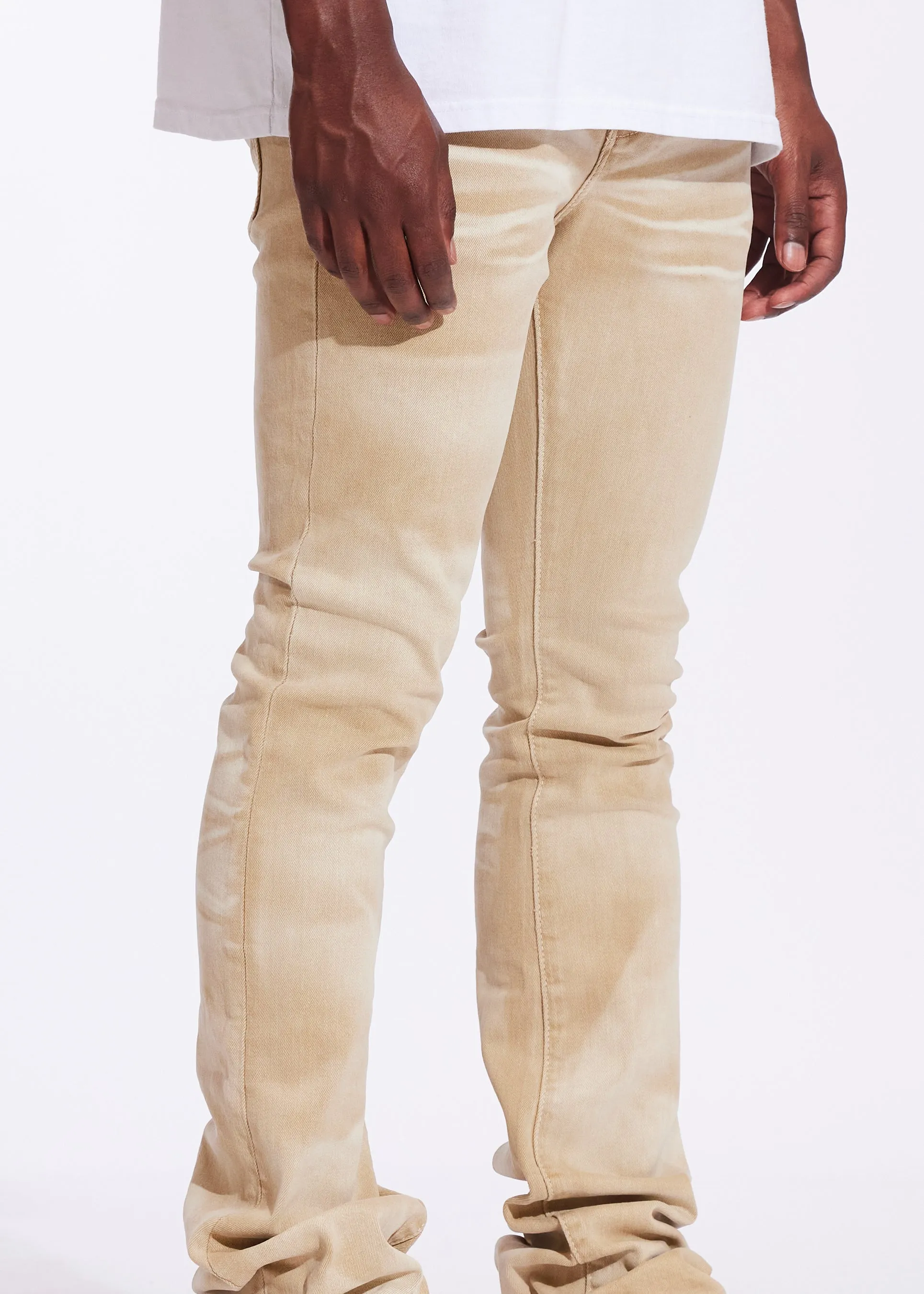 Arch Flare Denim (Washed Tan)