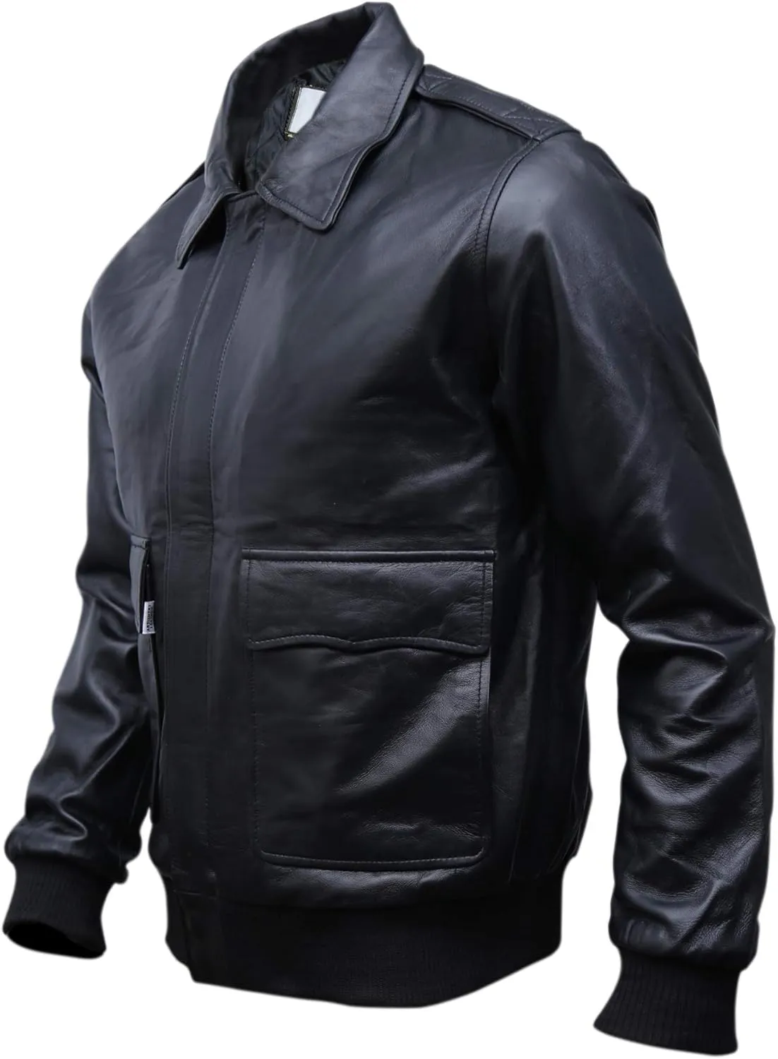 Black Casual Real Leather Jacket for Mens | Genuine Lambskin Motorcycle Biker Jackets