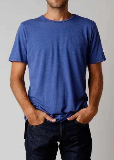 Brooklyn Denim Co. Short Sleeve Crew Neck Tee Recycled Plastic