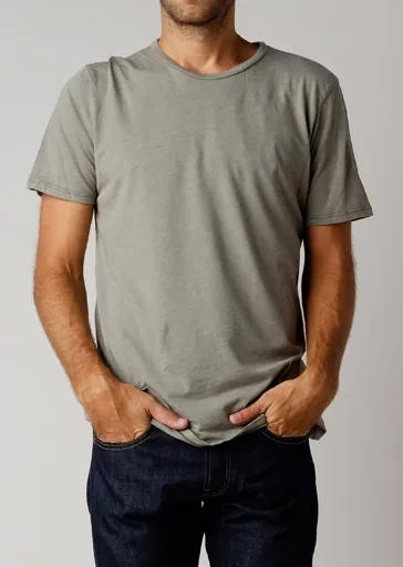 Brooklyn Denim Co. Short Sleeve Crew Neck Tee Recycled Plastic