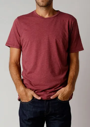 Brooklyn Denim Co. Short Sleeve Crew Neck Tee Recycled Plastic