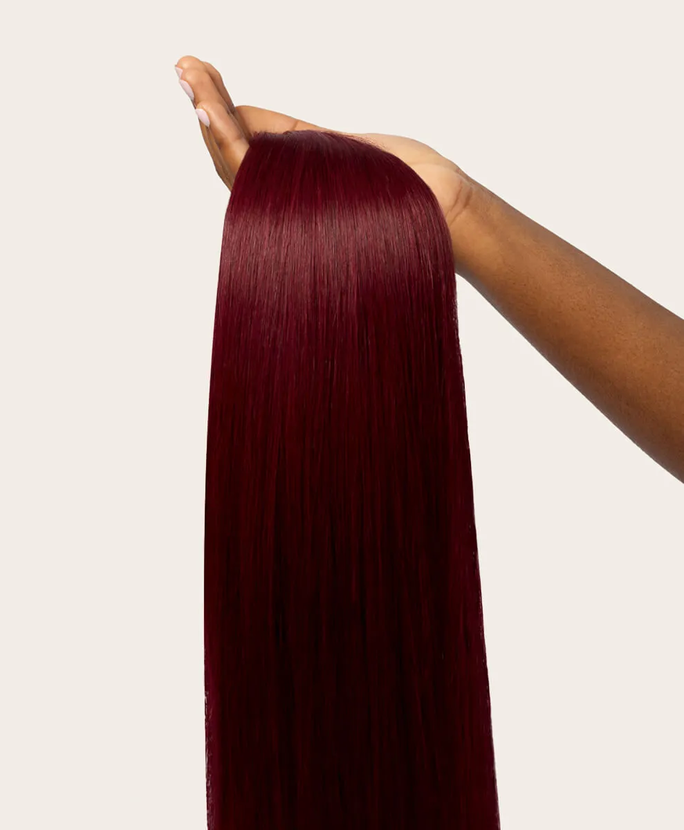 Cherry Red, 20" Classic Clip-In Hair Extensions, #530 | 120g