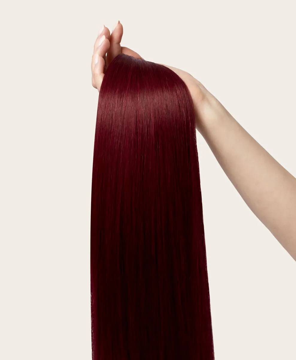 Cherry Red, 20" Classic Clip-In Hair Extensions, #530 | 120g