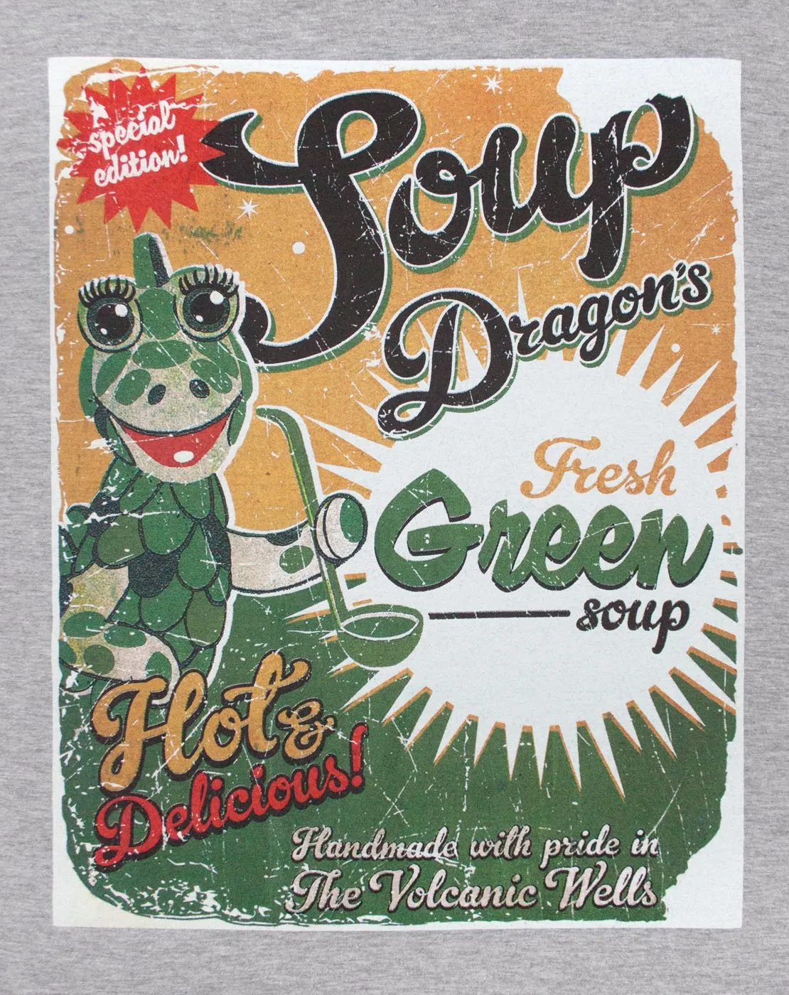 Clangers Soup Dragons Green Soup Men's T-Shirt