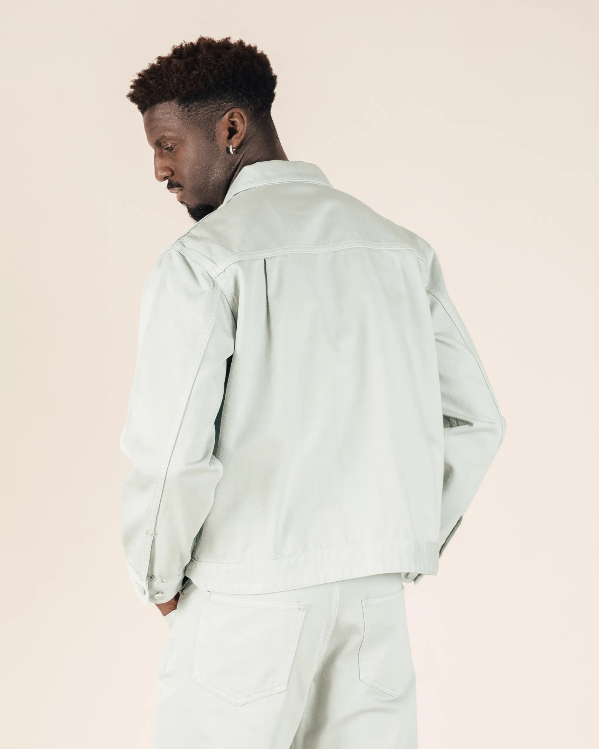 Denim Battle Jacket Mint