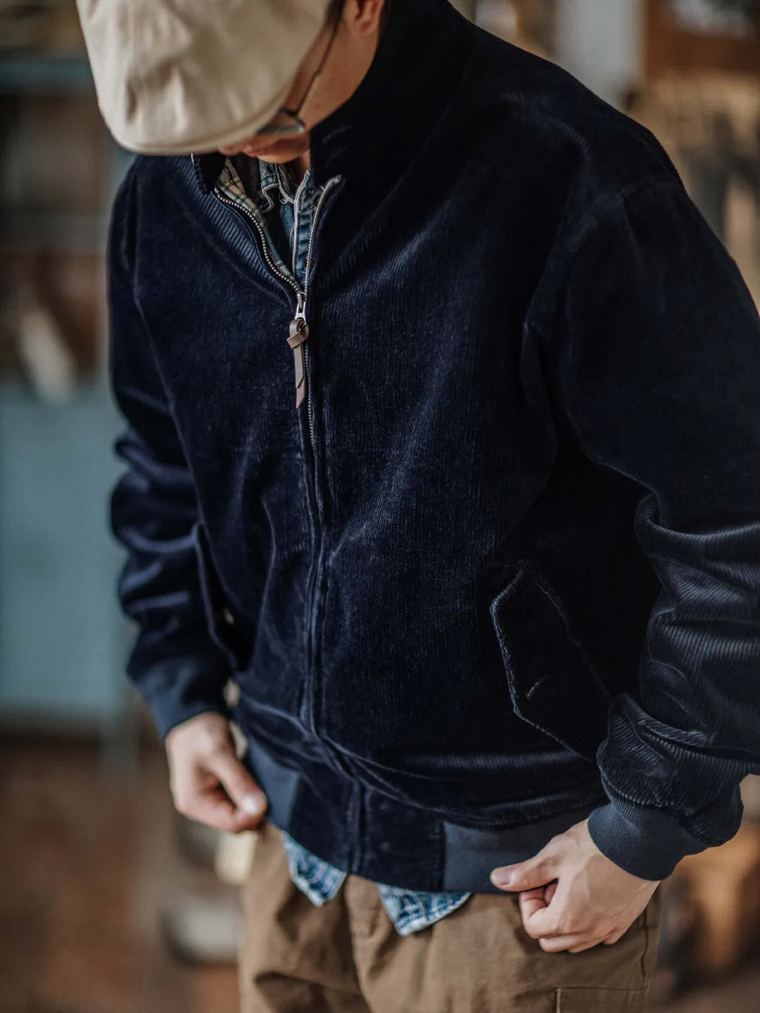 G9 HARRINGTON CORDUROY JACKET