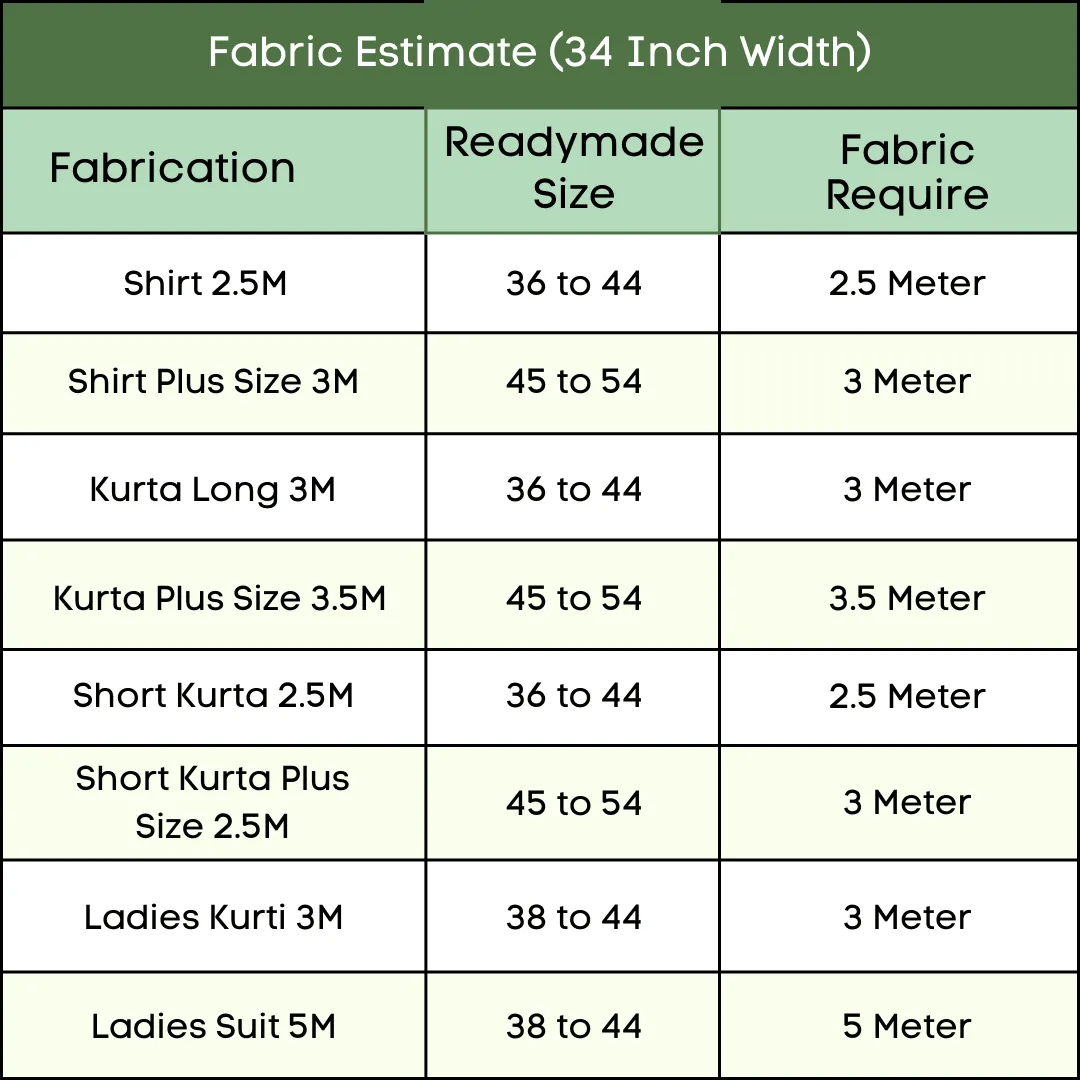 Green Color Self Pattern Traditional Cotton Khadi Fabric