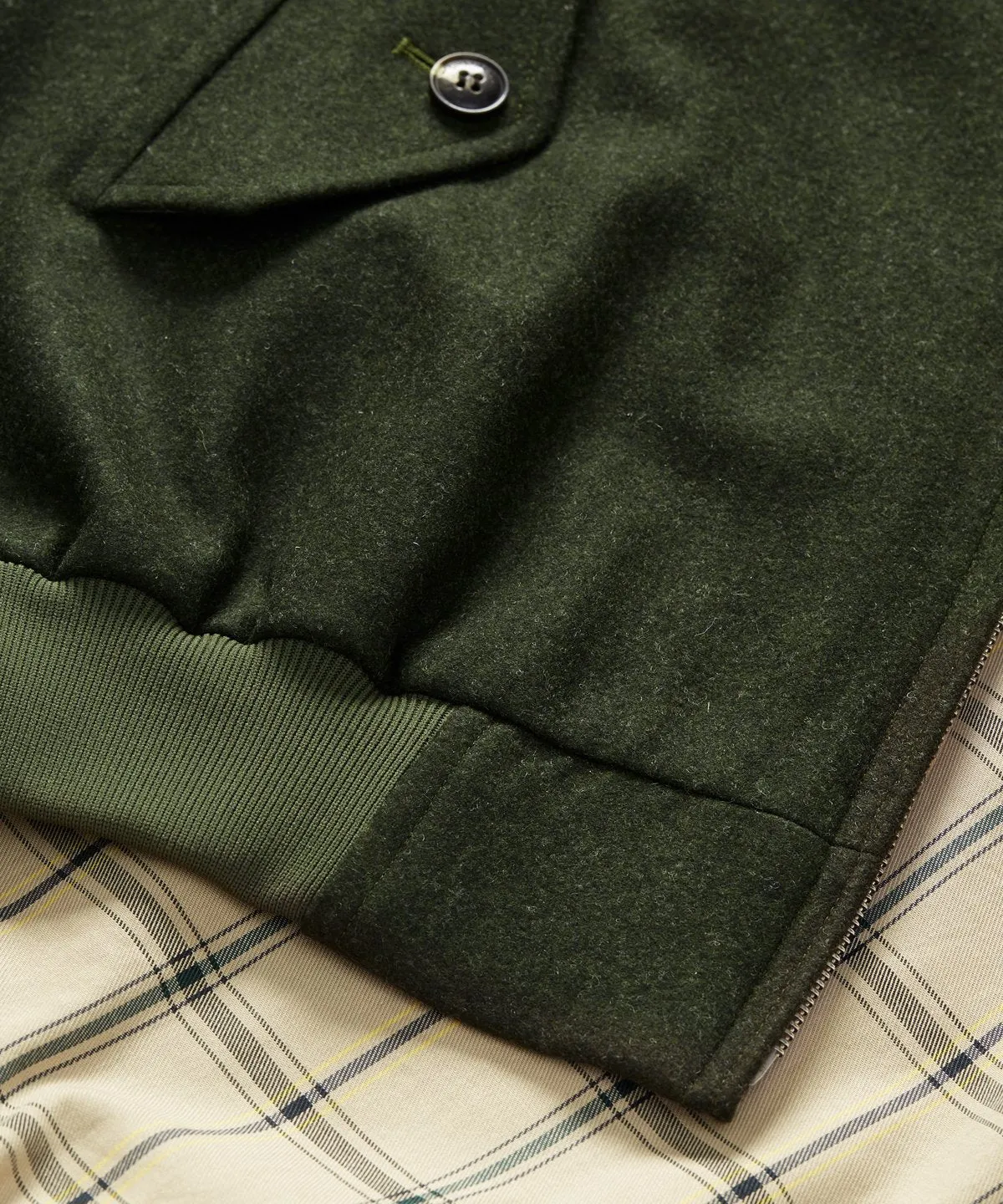 Harrington Merino Wool Green