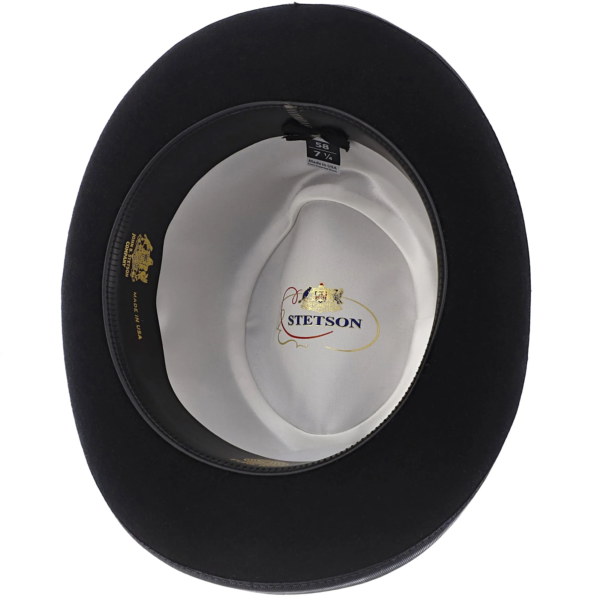 Homburg - Stetson Wool Felt Homburg Hat