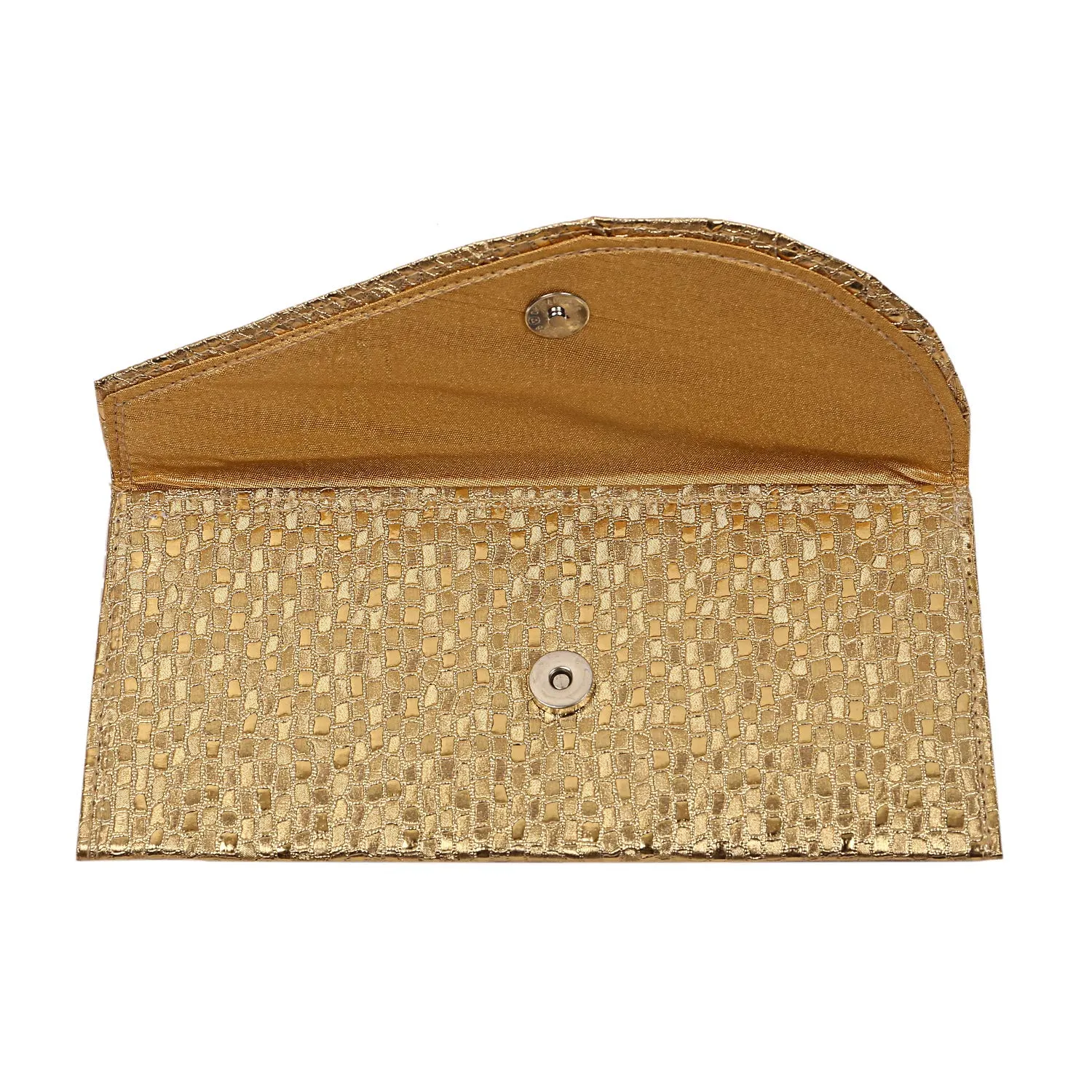 Kuber Industries Leather 3 Pieces Money Envelope for Shagun Wedding (Gold & Silver) -CTKTC24596