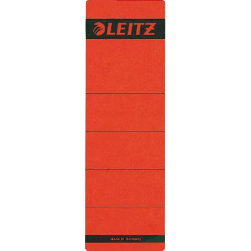 Leitz SPINE LABEL-RED-SHORT-BROAD