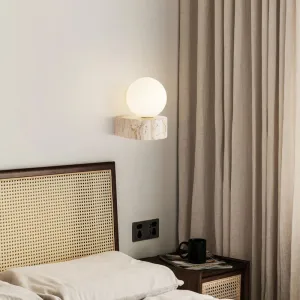 Livia - Natural Stone Wall Light