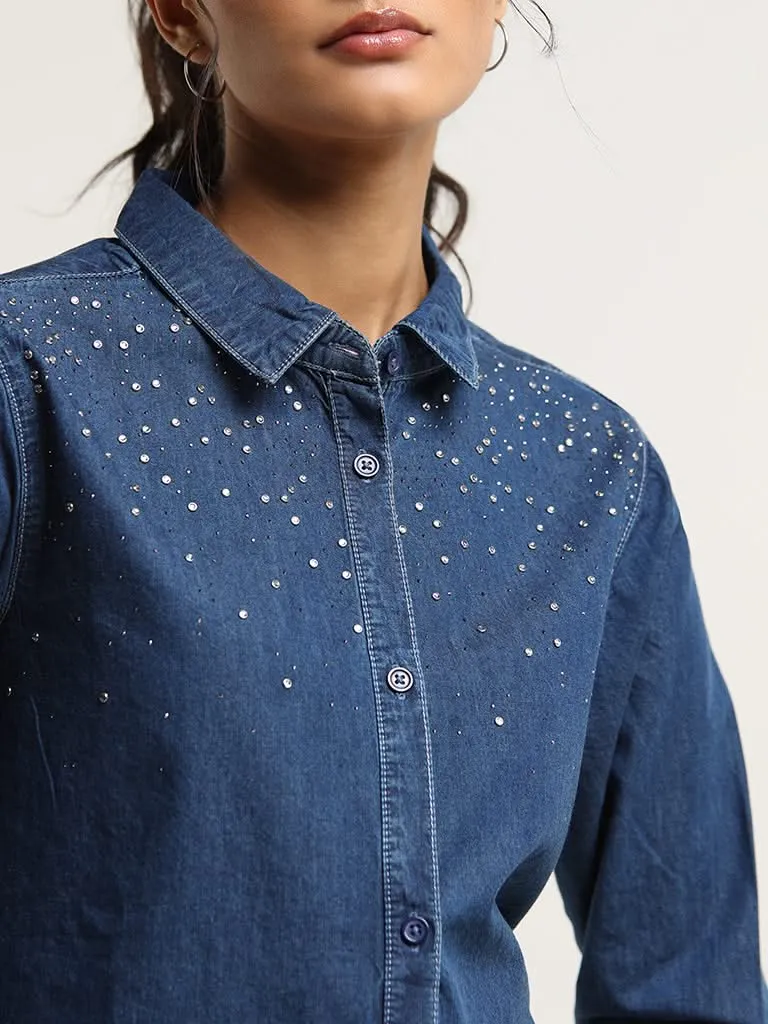 LOV Blue Denim Shirt