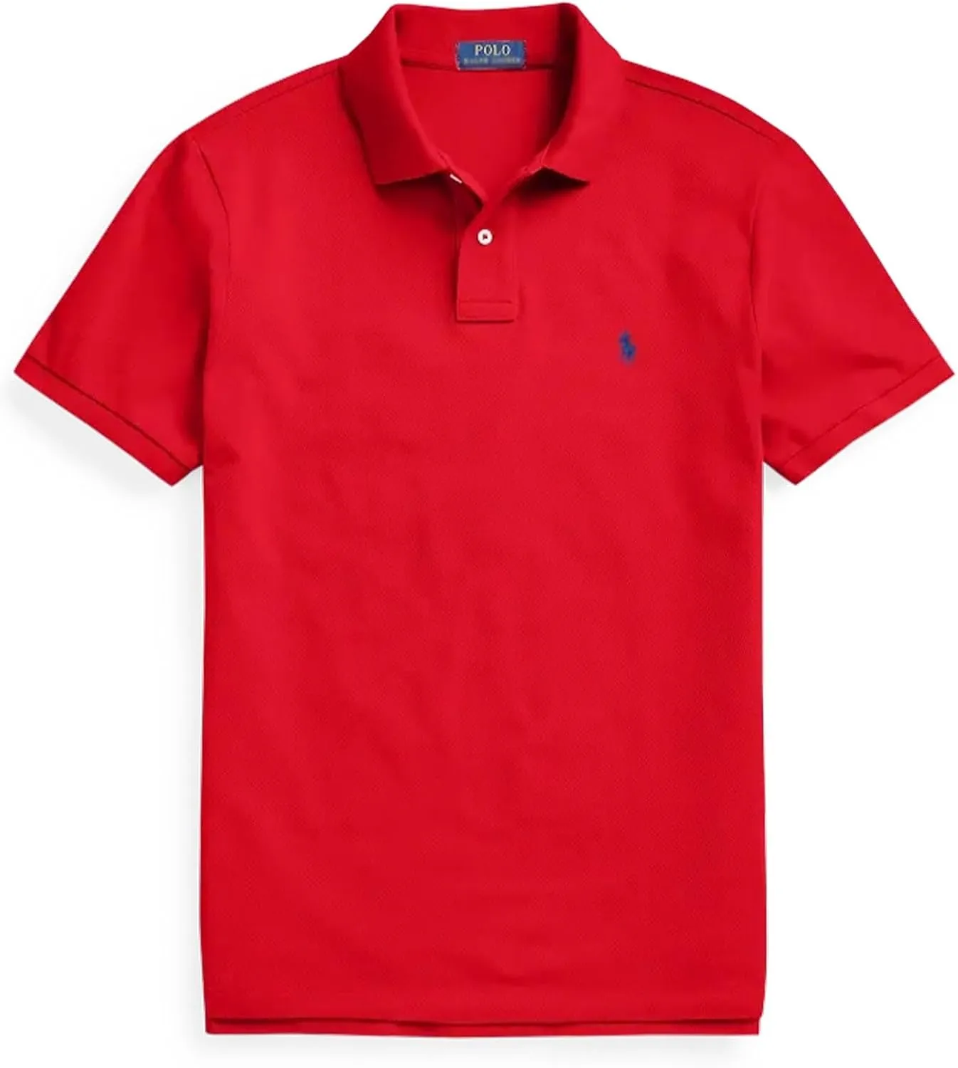 Men's Custom Classic Polo Shirt Short Sleeve for Outdoor Golf Tennis Polo 2 Buttons Tops-Proudly of U.S Polo