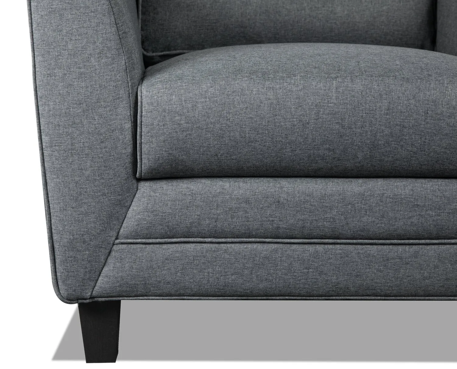 Merrigan Linen-Look Fabric Chair - Grey