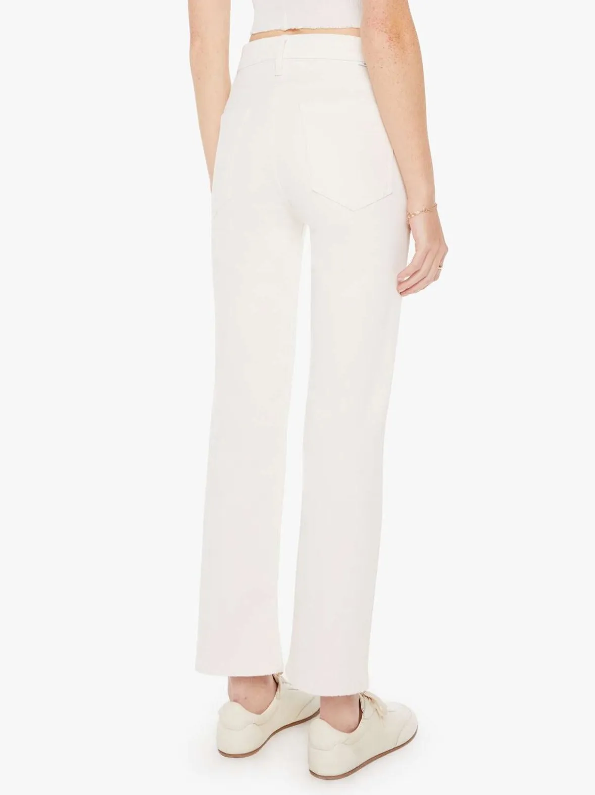 Mother Denim - The Tripper Ankle in Cream Puffs