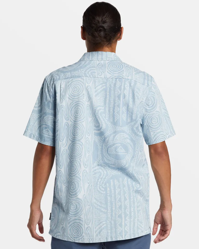 Quiksilver Casual Short Sleeve Shirt - STONE WASH