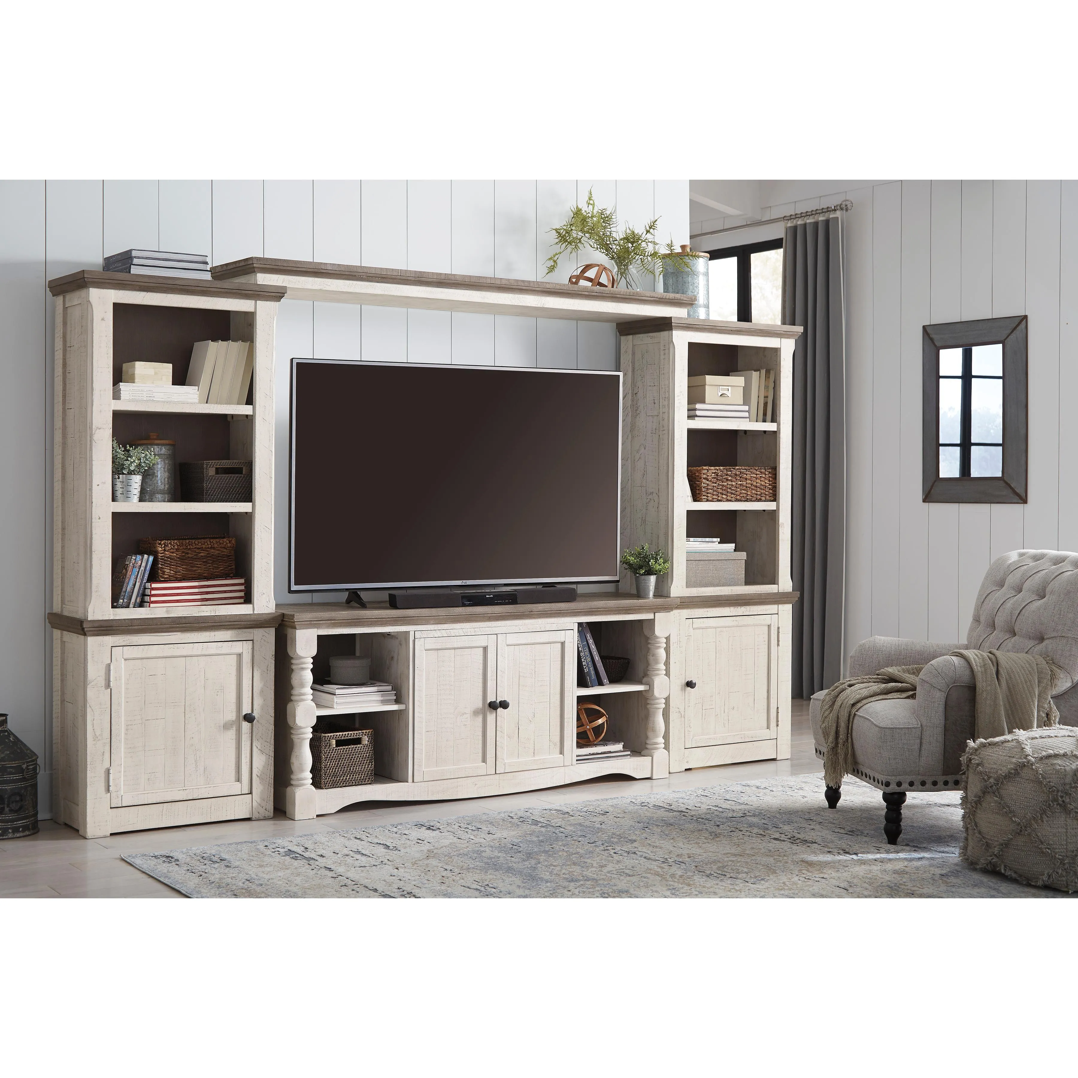 Signature Design by Ashley Havalance W814W1 4 pc Entertainment Center