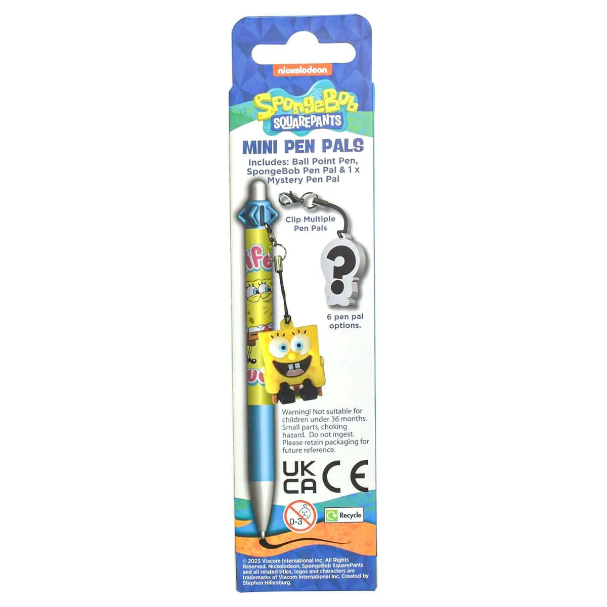 SpongeBob Squarepants Mini Pen Pals (styles vary)