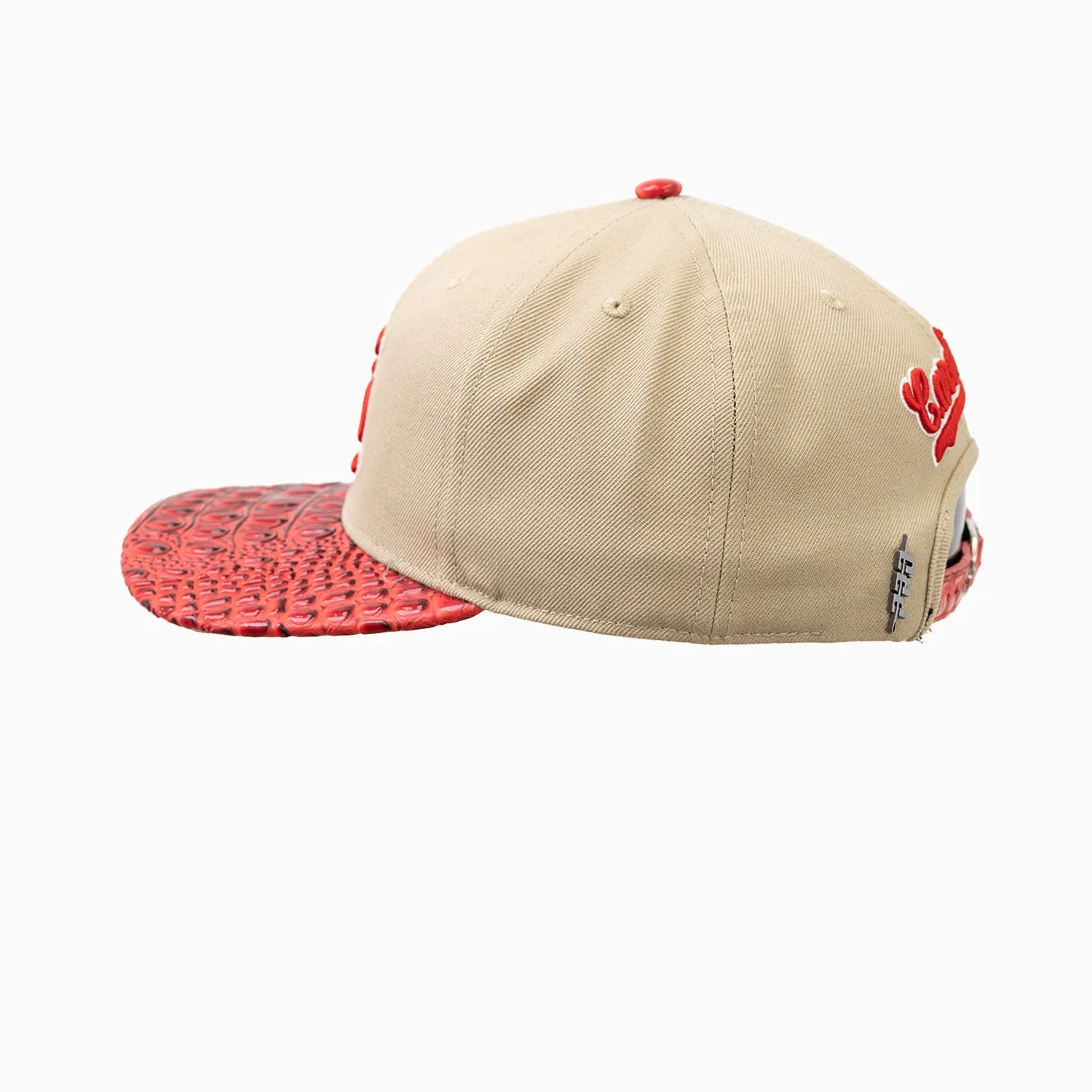 St. Louis Cardinals MLB Leather Visor Strapback Hat