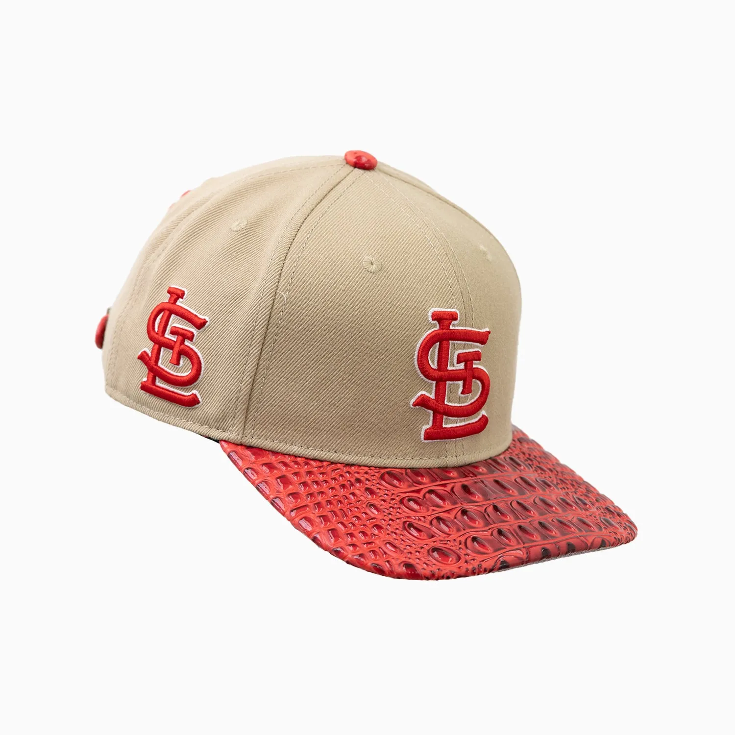 St. Louis Cardinals MLB Leather Visor Strapback Hat