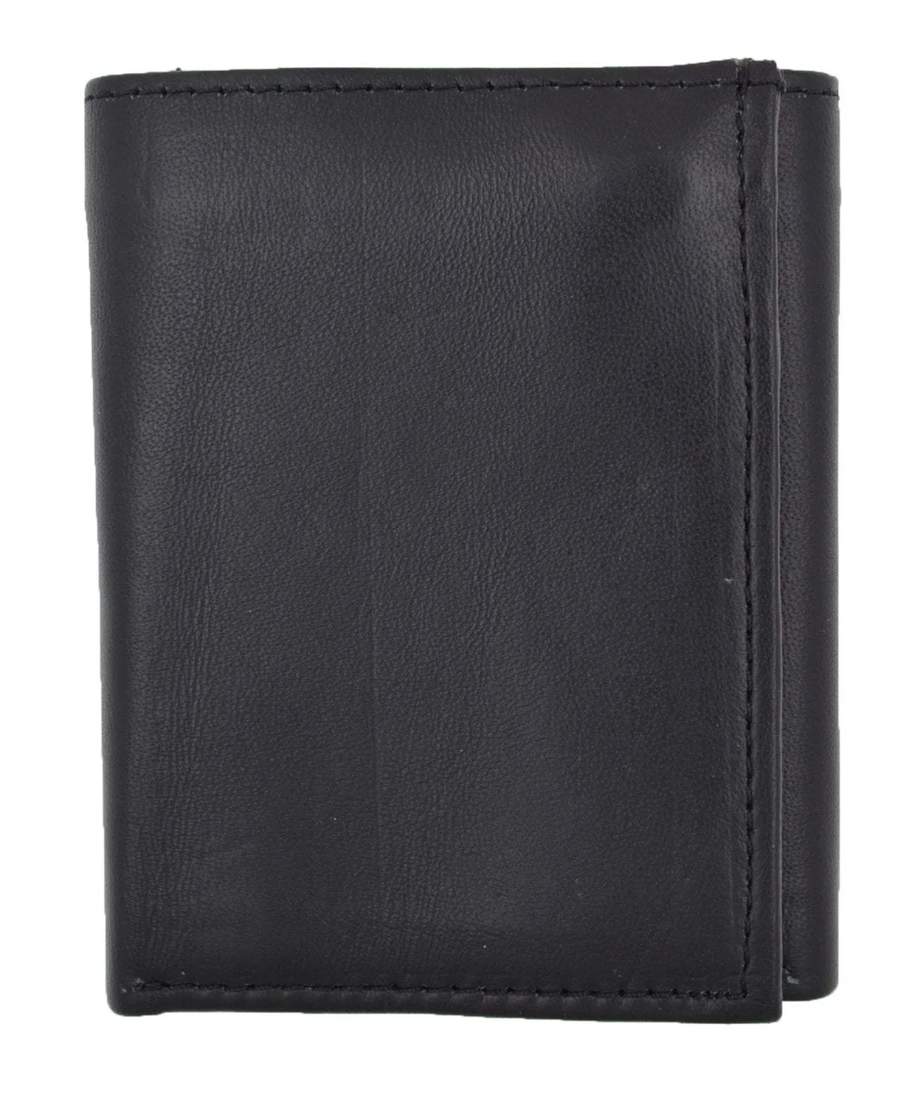 Swiss Marshal Men's Trifold Genuine Leather Center Flap Credit Card ID Holder Wallet SM-P2855