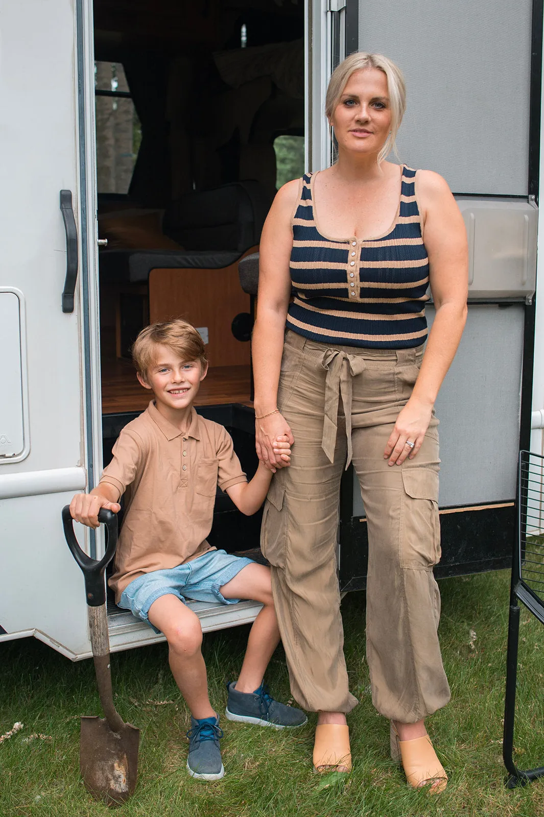 The Timmy Light Denim Jean Shorts - KIDS