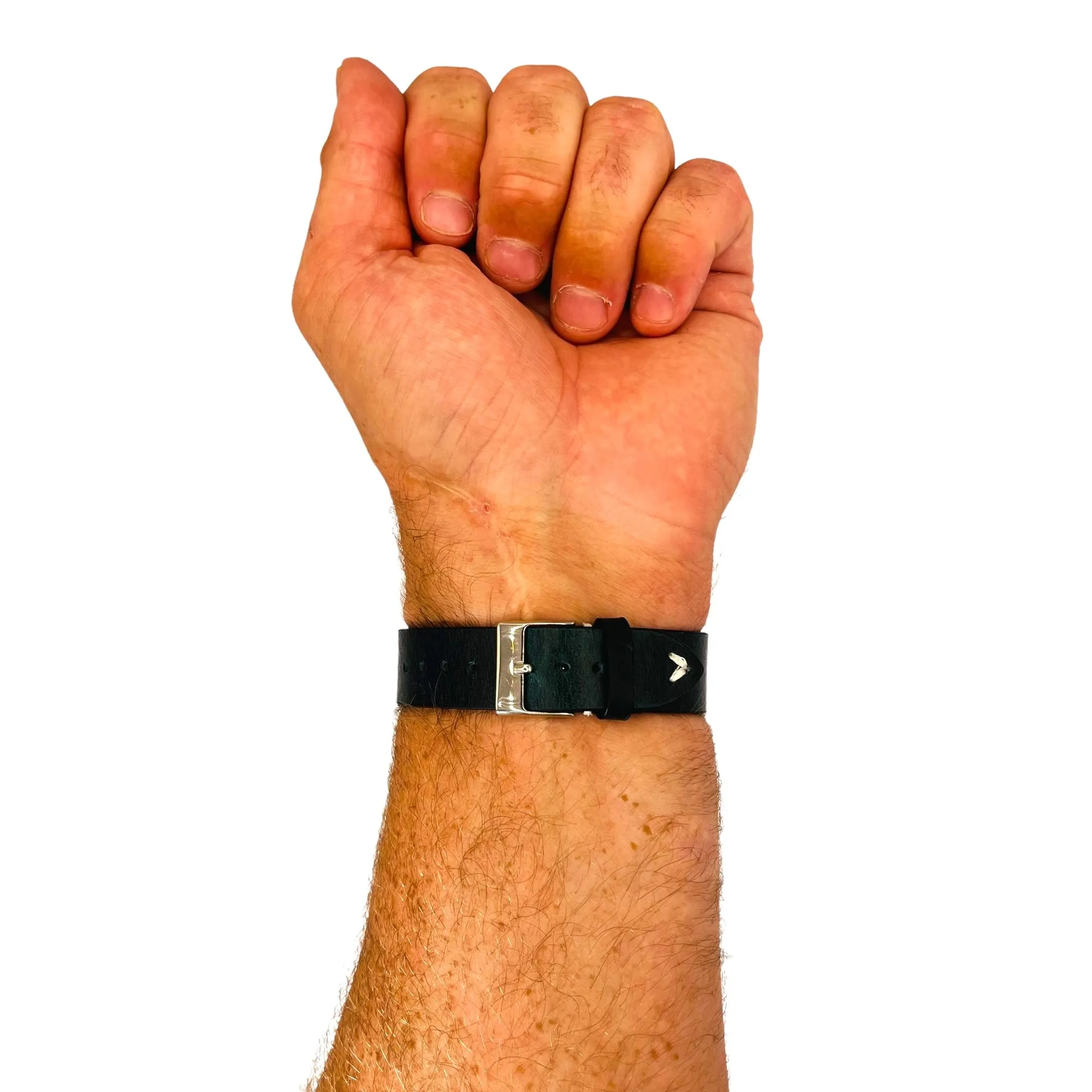 Vintage Oiled Leather Watch Straps Compatible with the Garmin Vivomove 3s