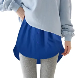 Women's Shirt Extender Adjustable Fake Layering Leggings Lower Sweep Shirts Undershirt Skirt Extendets False Hemline